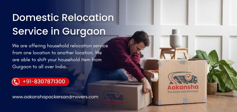 Domestic Shifting Service in Gurgaon